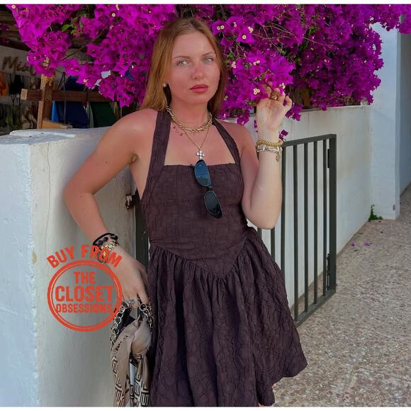 ZARA BLOGGER FAVE!!! Short Halter Dress NWT - Picture 6 of 16